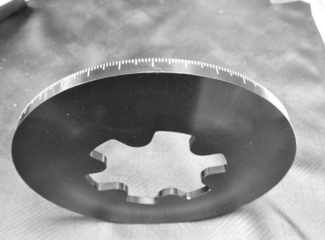 TIMING WHEEL  DEGREE RING NO MAGNETS  - 7"   Flat  with MARKS - FITS  all RCD HUBS